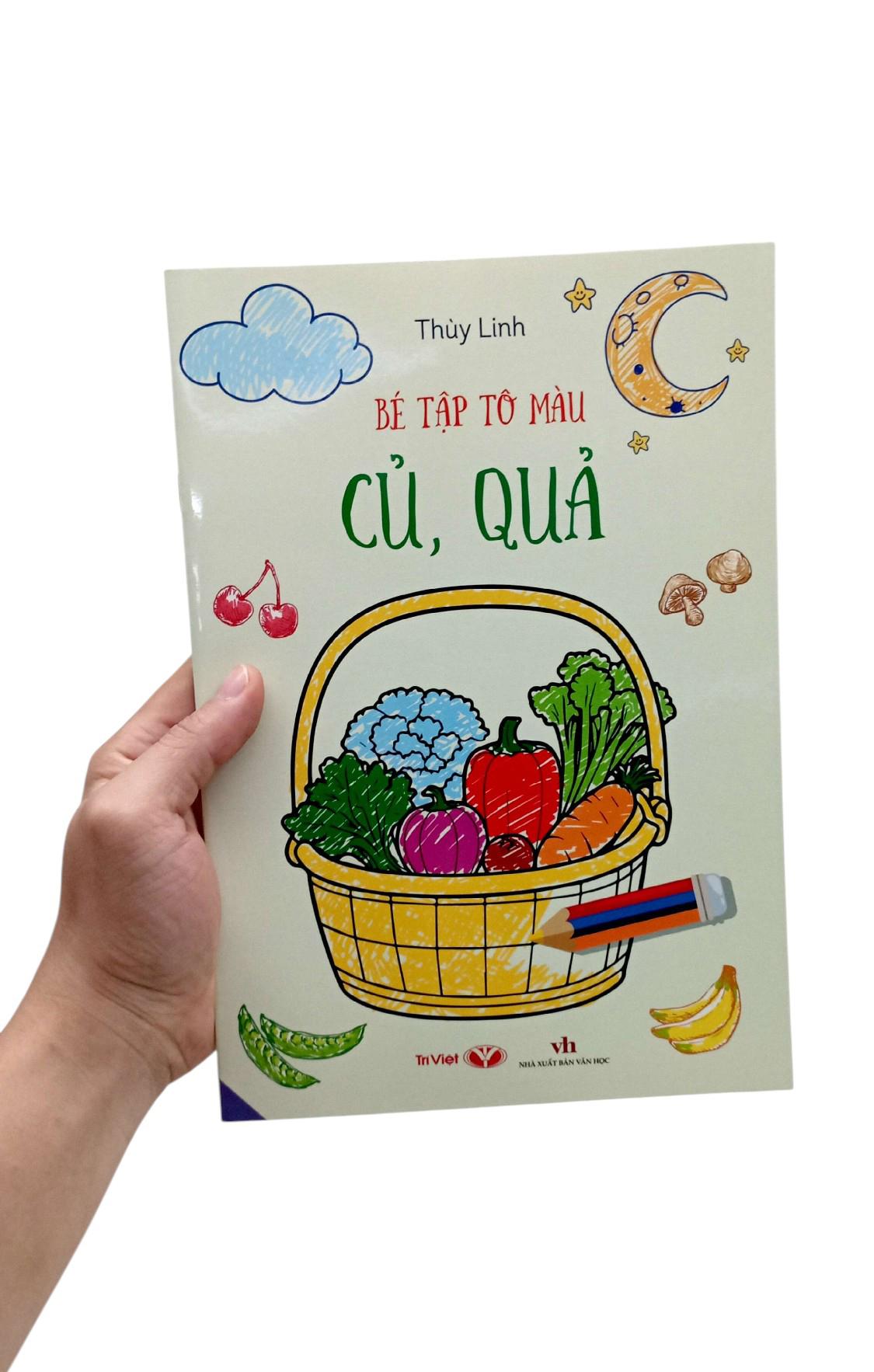 Sách - Bé Tập Tô Màu - Củ, Quả