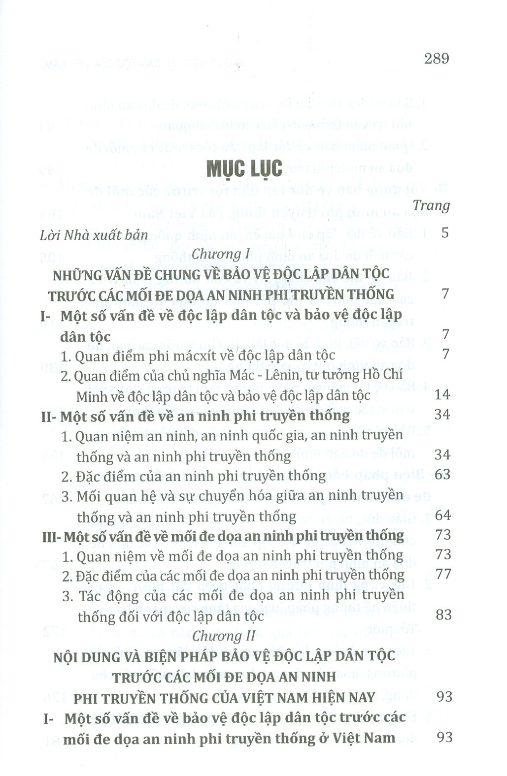 Bảo Vệ Độc Lập Dân Tộc Của VIỆT NAM Trước Các Mối Đe Dọa An Ninh Phi Truyền Thống