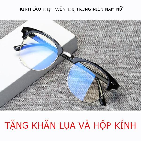 Kính lão thị kính viễn thị sẵn độ trung niên 327 khung to