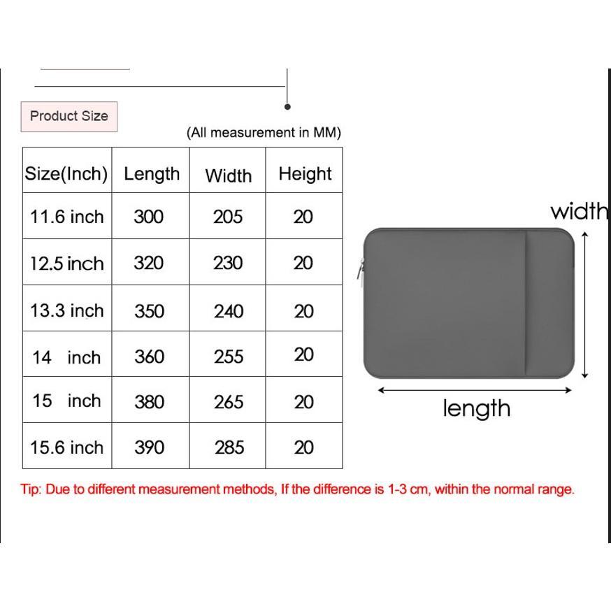 Túi Đựng Laptop Có Khóa Kéo Cho Acer Swift 1 Swift 3 SF314 SF313 SF113 SF114 TR50 SF314-52-51VX 14 inch 13.3"