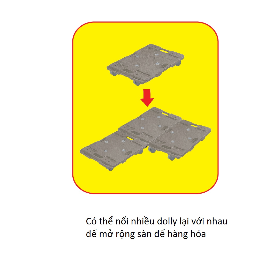 Xe đẩy Dolly FB gia đình nối được Happy Move 100kg