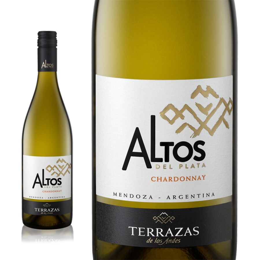 Rượu vang trắng Terrazas Altos Chardonnay 12.5% - 14.5% 750ml – Không hộp