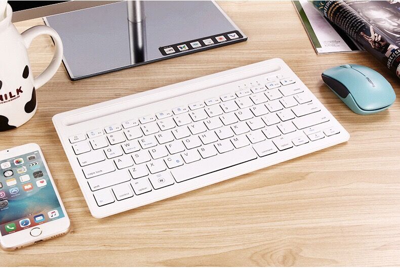 Bàn phím Bluetooth không dây cho iPad Siêu Mỏng cho Air 2 / Air Ipad Pro iPad Mini 4 / 3 / 2 / 1 iPad 4 / 3 / 2 iPad Mới 9.7 và Quot Galaxy TabS Và Các Thiết Bị Di Động Khác