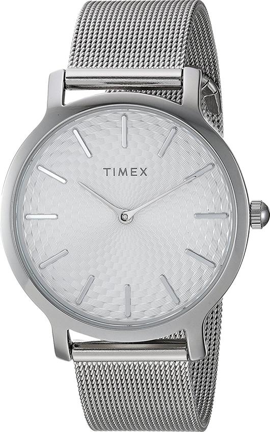 Đồng Hồ Nữ Dây Kim Loại Timex Metropolitan TW2R36200 (34mm) - Bạc