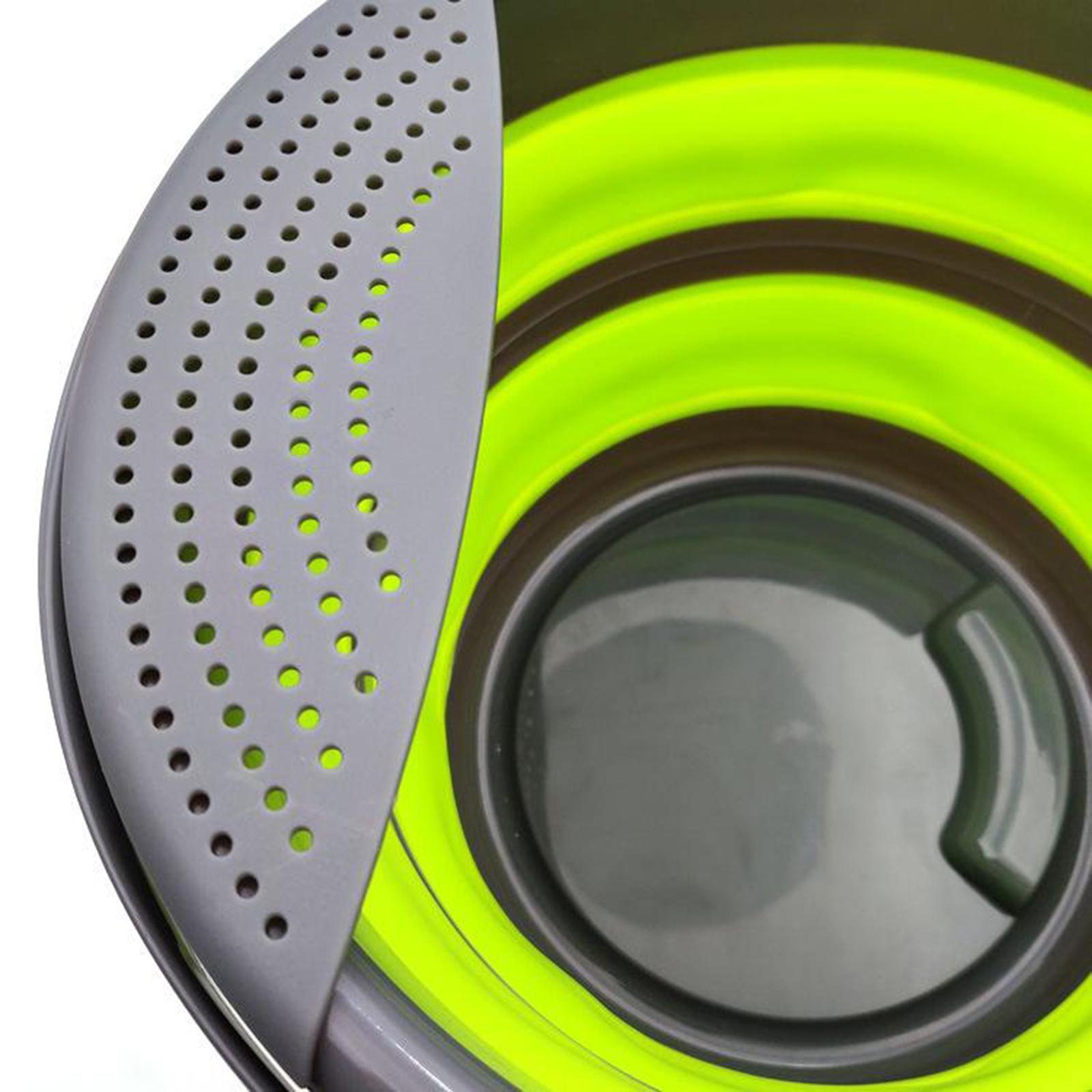 Collapsible Bucket Compact Storage Folding Kitchen Fishing Water Pail 5L