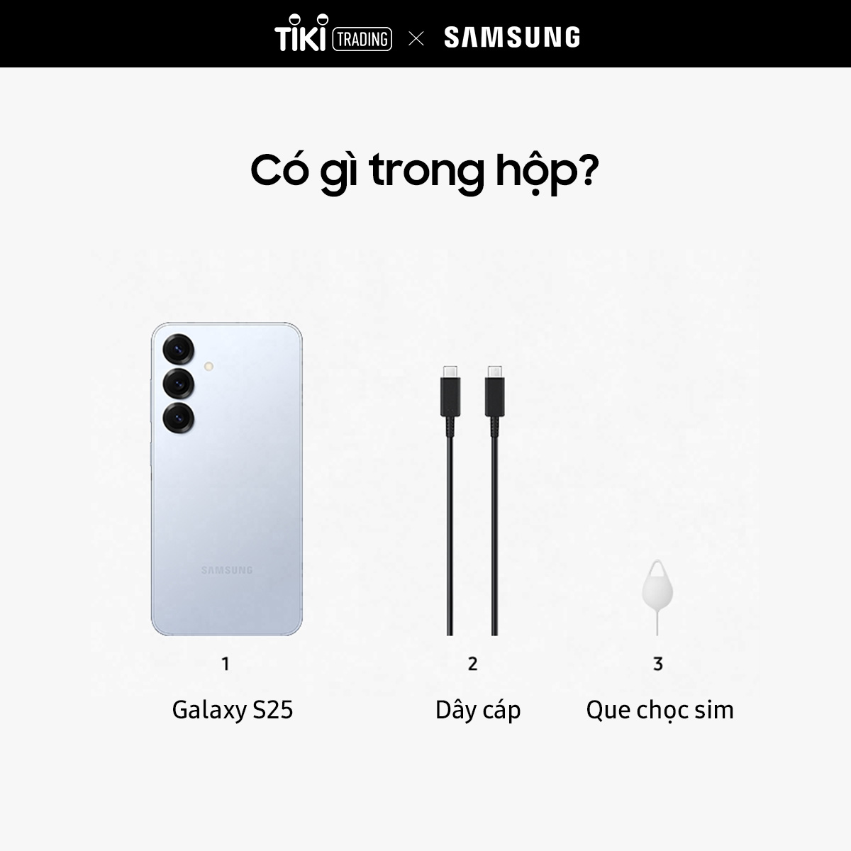 Điện thoại Samsung Galaxy S25, Điện thoại AI, Tìm kiếm thông minh, Video camera đêm Nightography, Chip Snapdragon - Hàng Chính Hãng