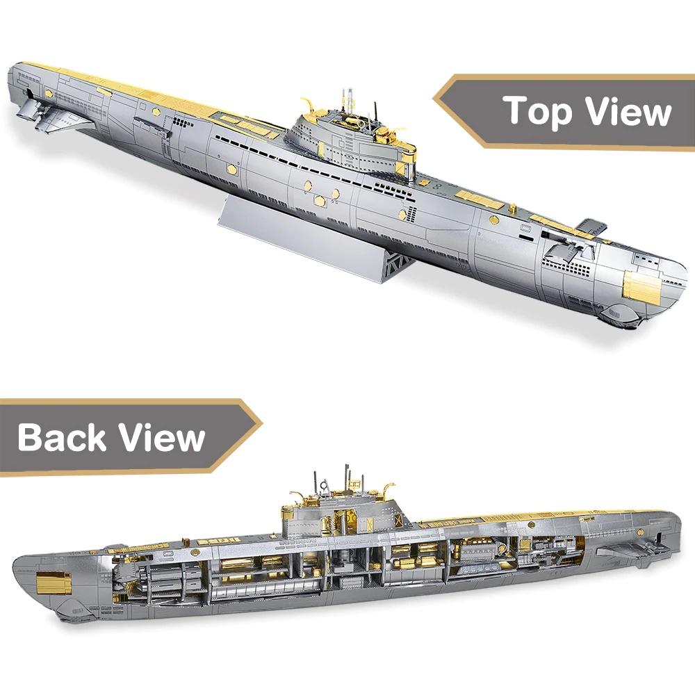 Mô Hình Lắp Ráp 3d Tàu Ngầm U-Boat Klasse XXI - Đức