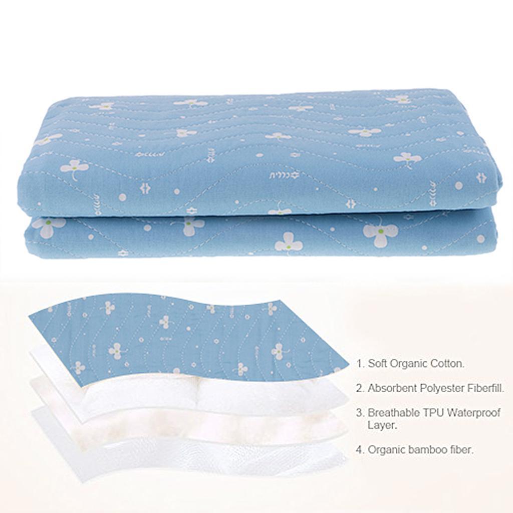 Waterproof Reusable & Washable Adult Disabled Incontinence Underpad Sheet Bed Mattress Protector Pads