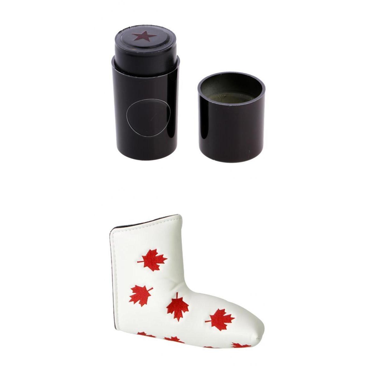 Golf  Putter Headcover   Guard Ball Stamp Stamper