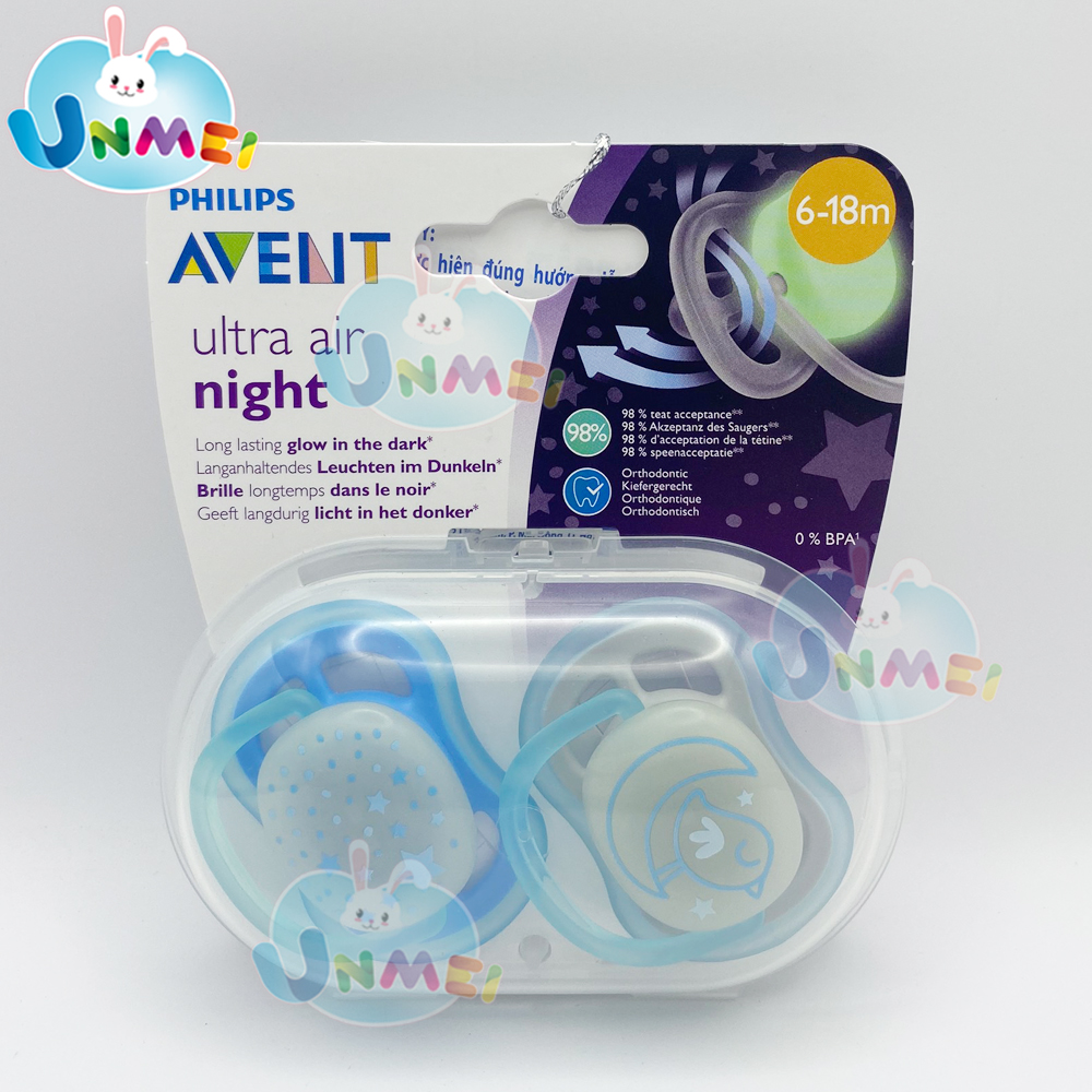 Núm Ty Ban Đêm Philips Avent Cho Trẻ Từ 6 - 18 Tháng Tuổi 376.21