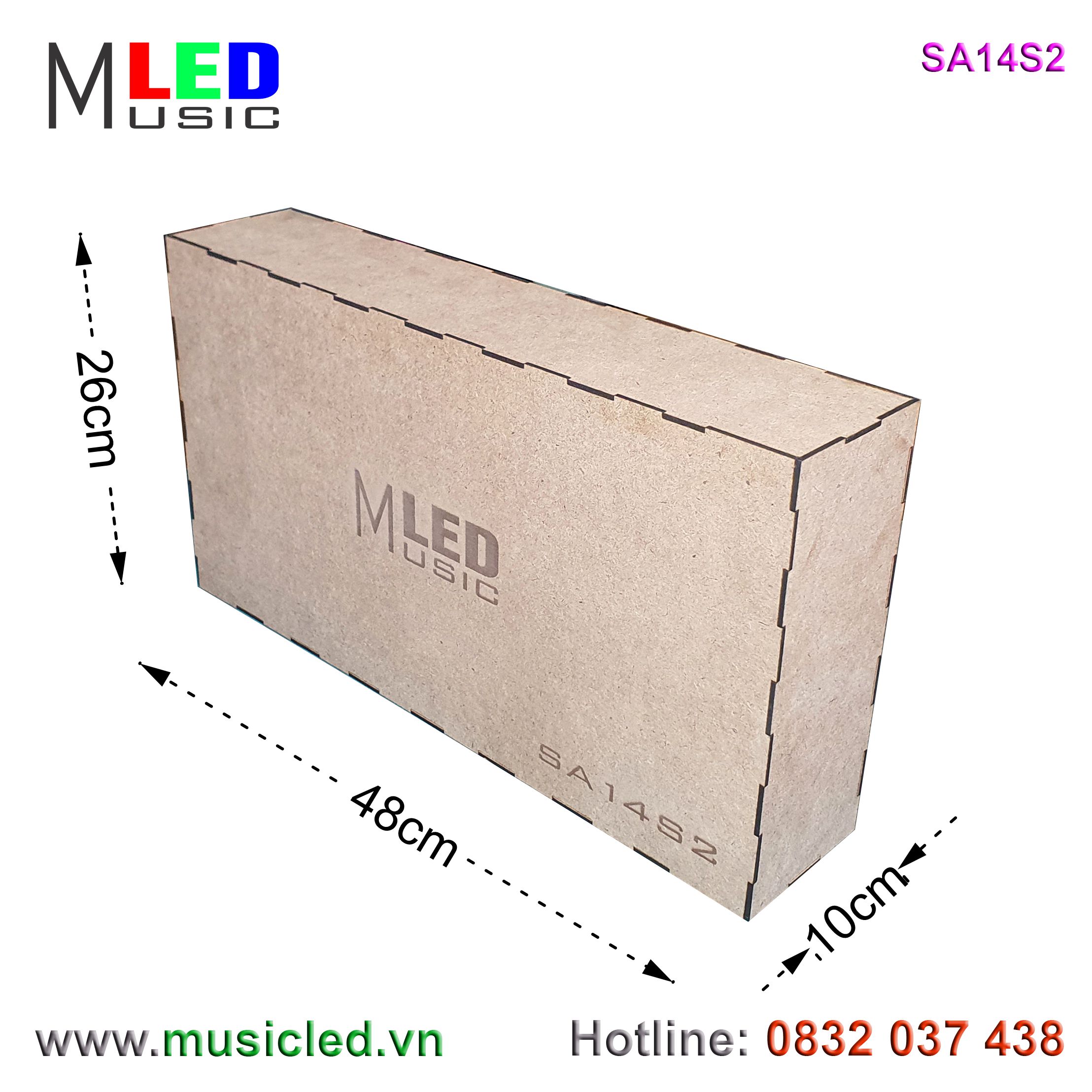 Dàn đèn Music LED nháy theo tần số nhạc 14 cột để bàn