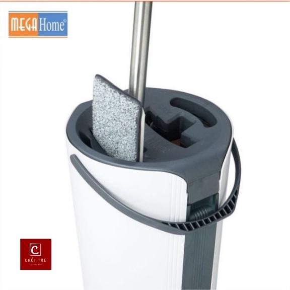 Cây lau nhà tự vắt megahome, bộ lau nhà 2 ngăn hàng Việt Nam chất lượng cao