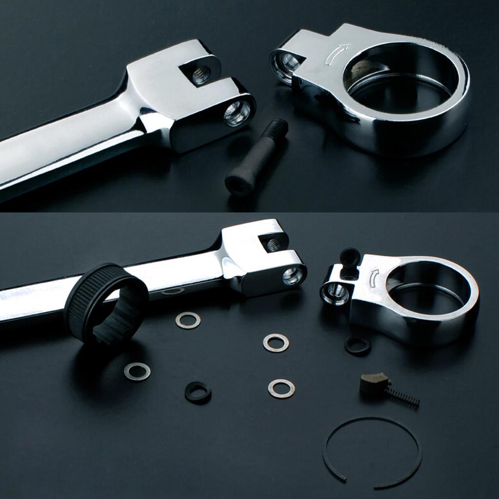 2pcs Ratchet Spanner Set Metric Combination Ratchet Spanners Set Sizes 7&amp;8mm