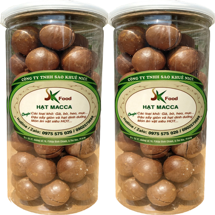 1 KG HẠT MACCA NỨT VỎ HÀNG NHẬP KHẨU CAO CẤP THƯƠNG HIỆU SK FOOD