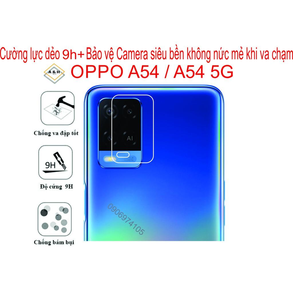 Kính Cường lực dẻo Bảo vệ Camera dành cho OPPO A54 / A54 5G Bảo vệ camera tránh qua đập, tránh trầy xước tiệt đối