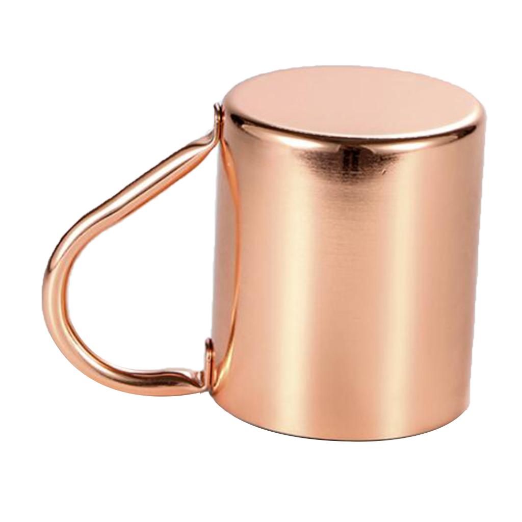 Stainless Steel Cocktail Wine Milk Coffee Cup Moscow Mule Mug Bar Home Party