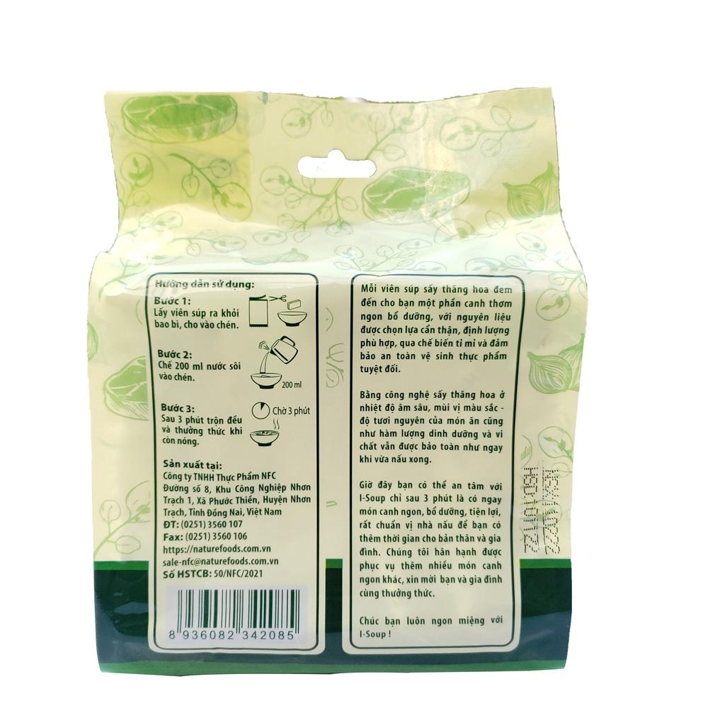Canh cải xoong nấu thịt ăn liền I-Soup 42g -Công nghệ Nhật Bản