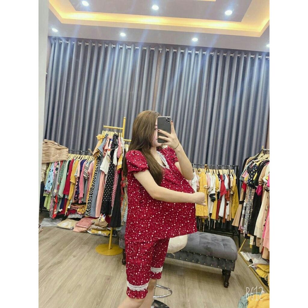 Bộ đồ bầu mặc nhà mùa hè chất mát