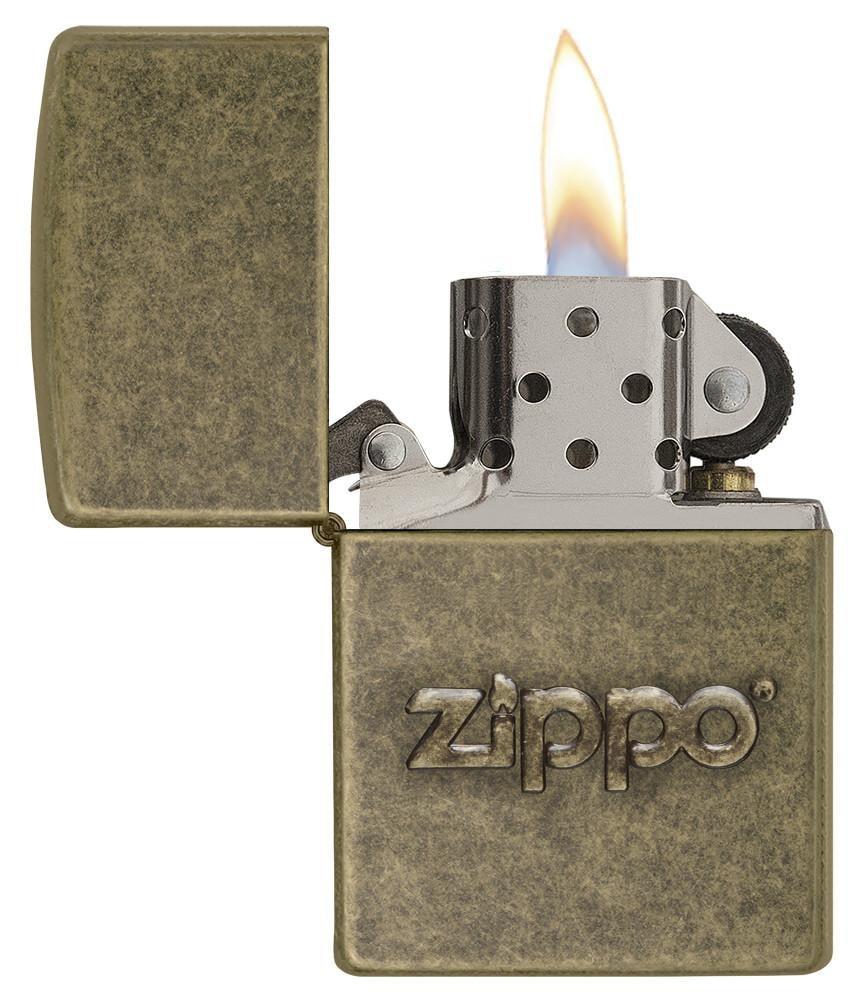 Bật Lửa Zippo Stamp Antique Brass 28994