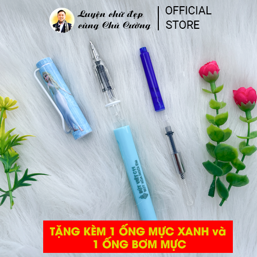 Bút Mực Xoá Được | Bút Mực chuyên dùng ống Mực Xoá | Bút Việt C11 mẫu Elsa (đọc kỹ mô tả)