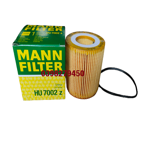 LỌC DẦU(NHỚT) BÔI TRƠN MANN FILTER CHO FORD; MAZDA HU7002Z (MÃ: BB3Q-6744-BA; 1720 612; U2Y0-14302; U2021-4302;WL7508)