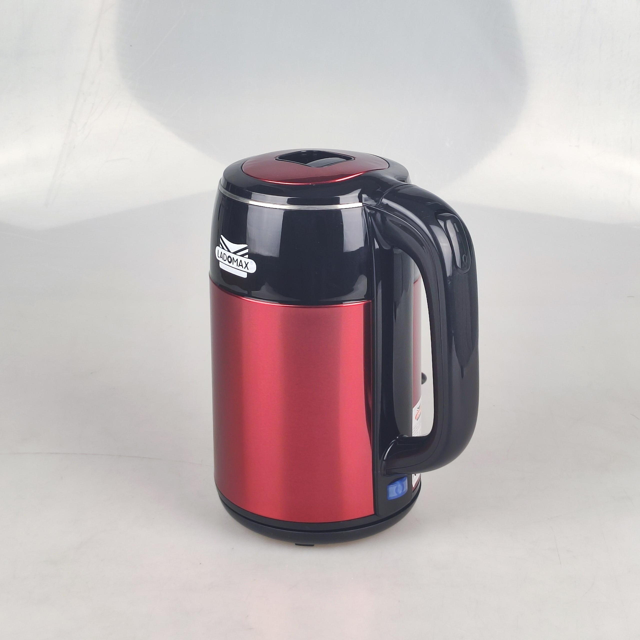 Bình đun siêu tốc 2 lớp Ladomax lòng ấm inox 304 đúc nguyên khối dung tích 2.5L, vỏ nhựa ABS không phai màu - Hàng chính hãng