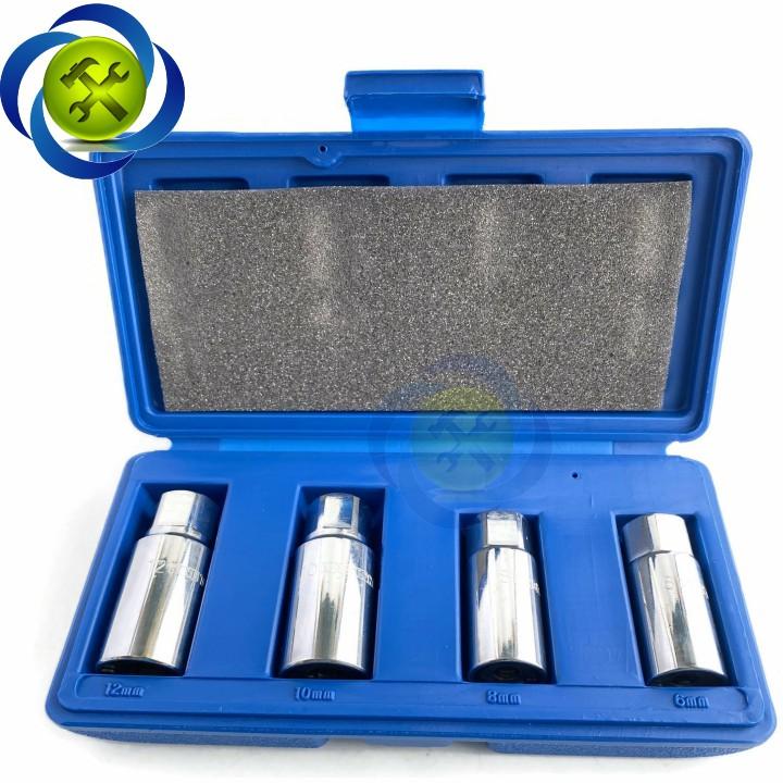 Bộ cảo cốt ren Kingtony 9TD014MR đầu tuýp M6-M8-M10-M12