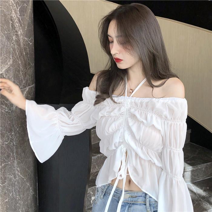 ÁO KIỂU YẾM BUỘC DÂY RÚT PHONG CÁCH CÁ TÍNH