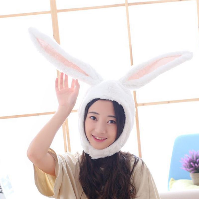 Nam Nữ Ngộ Nghĩnh Sang Trọng Tai Thỏ Hood Nón Thỏ Đông Trang Phục Hóa Trang Phụ Kiện Mũ Tiệc Hóa Trang Halloween Đạo Cụ