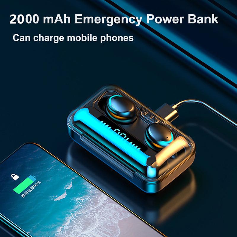 Tai Nghe Nhét Tai Không Dây Bluetooth 5.1 TWS Cảm Ứng Tai Nghe HiFI Stereo-Tai Tai Nghe Dành Cho Thể Thao