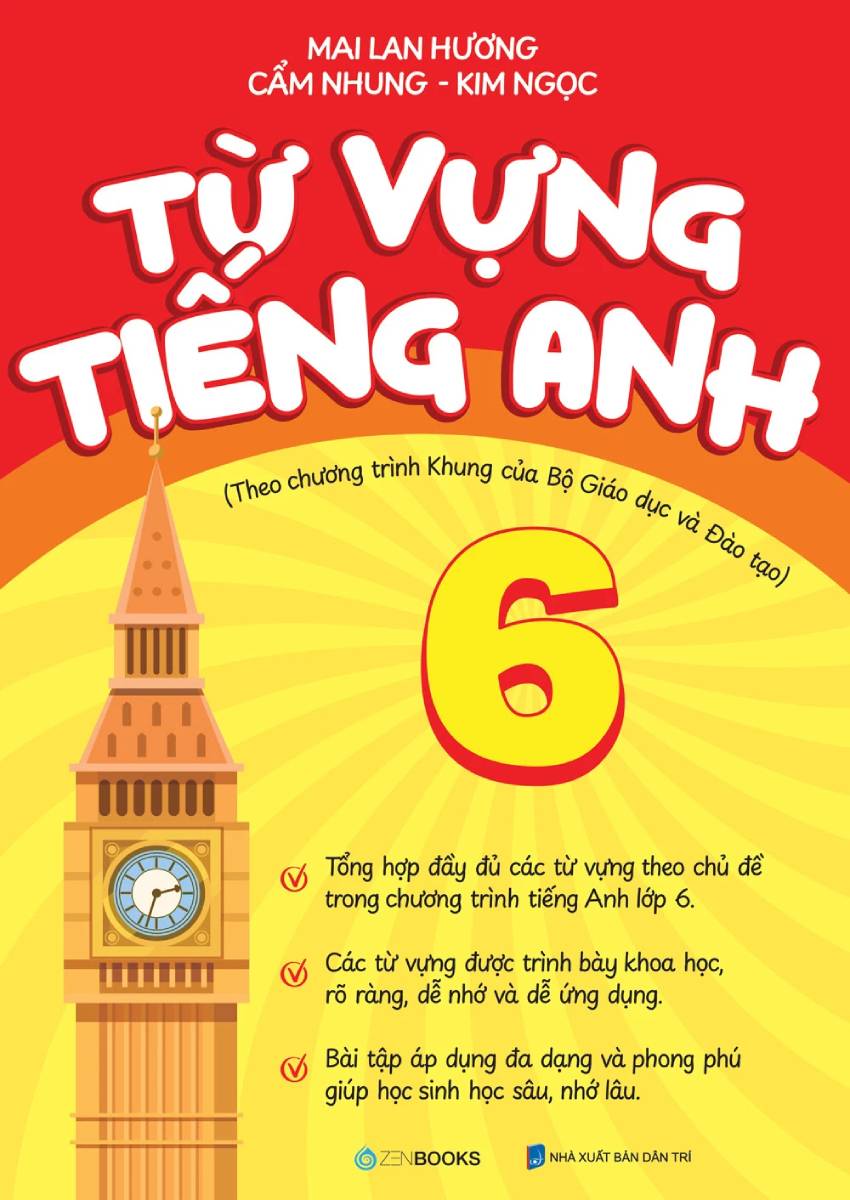 Từ Vựng Tiếng Anh 6 (Theo Chương Trình Khung Của Bộ Giáo Dục Và Đào Tạo) (ZEN)