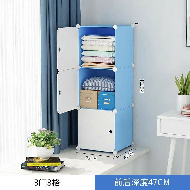 TỦ NHỰA LẮP GHÉP ĐA NĂNG 3Ô - TỦ ĐỰNG ĐỒ TIỆN LỢI SÂU 47CM