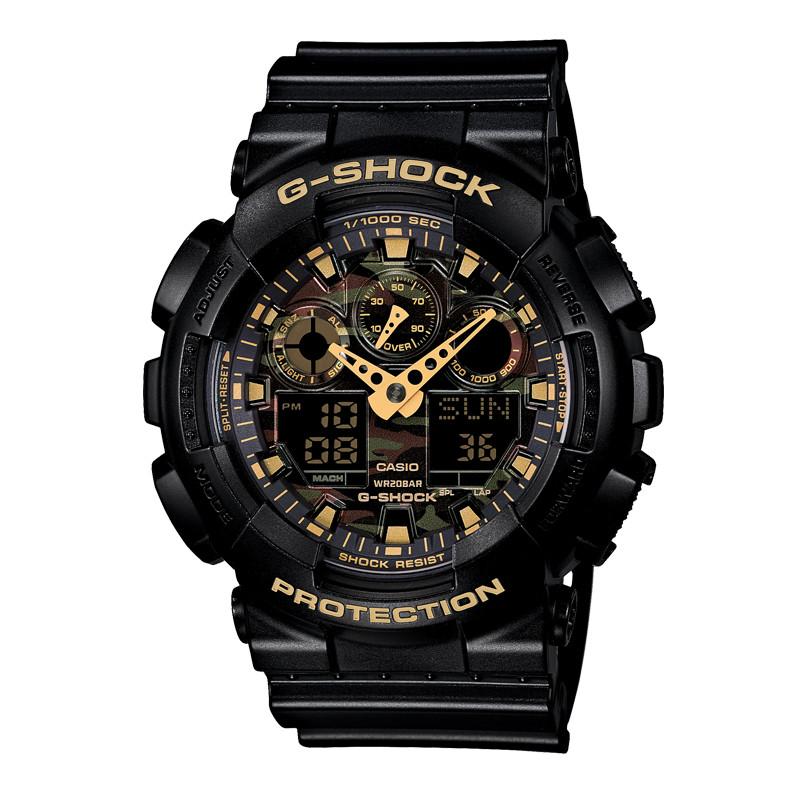 Đồng Hồ Nam Dây Nhựa Casio G-Shock GA-100CF-1A9 Chính Hãng - GA-100CF-1A9DR