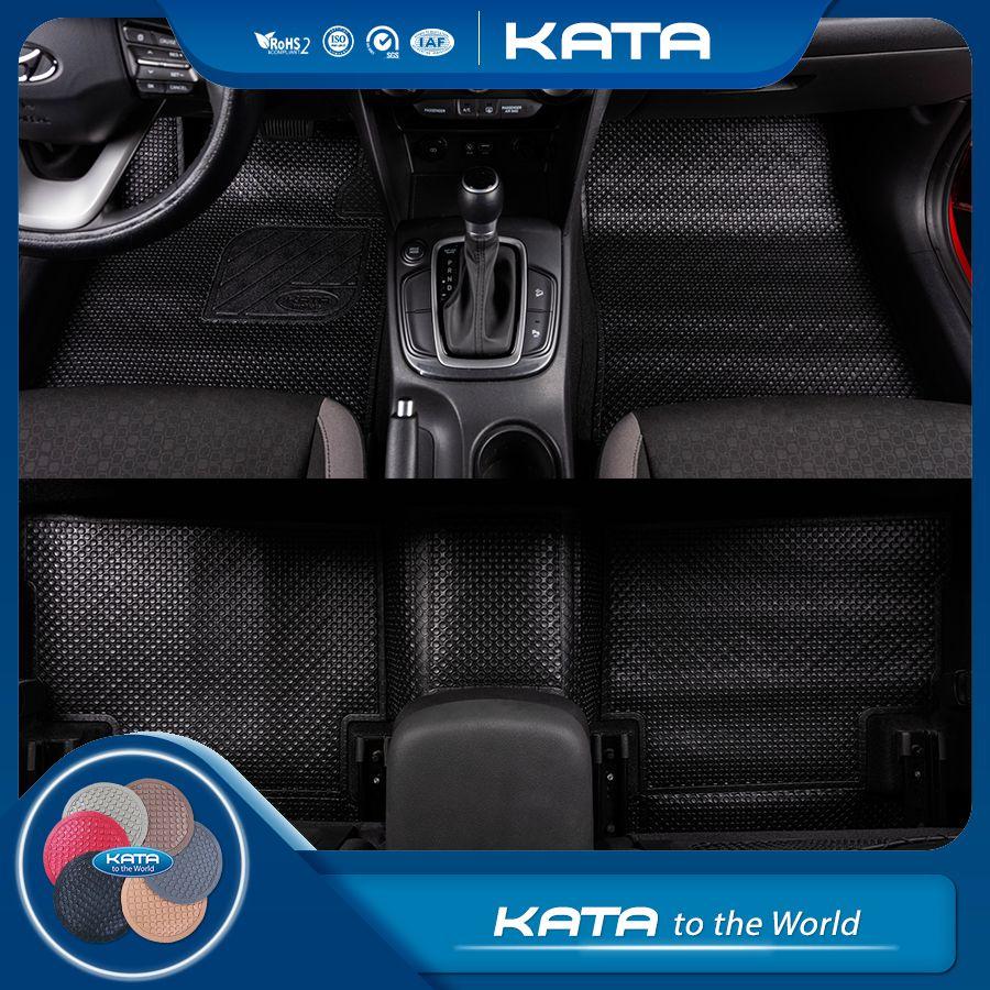 Thảm lót sàn ô tô KATA cho xe Hyundai Kona - Phiên Bản KATA Pro- Khít với sàn xe, Không thấm nước, Không mùi