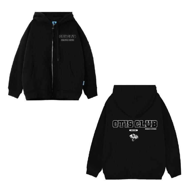 ÁO KHOÁC HOODIE ZIP NỈ COTTON LOCAL BRAND OTIS CLUB - HD ZIP OTIS