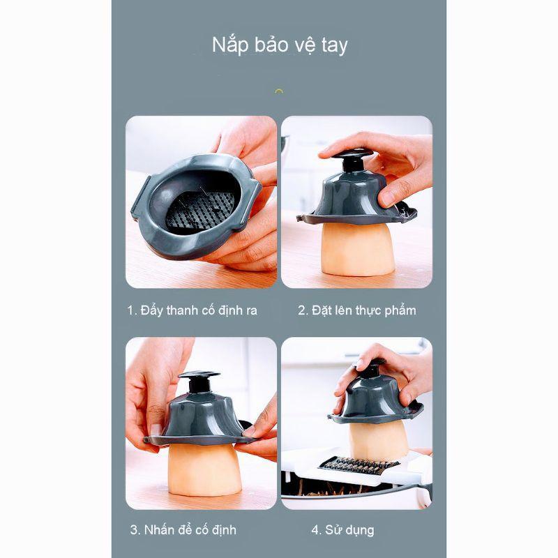 Bộ Nạo Rau Củ Quả Đa Năng Kèm Rổ Đựng 9 In 1 Sang Trọng - Loại Tốt