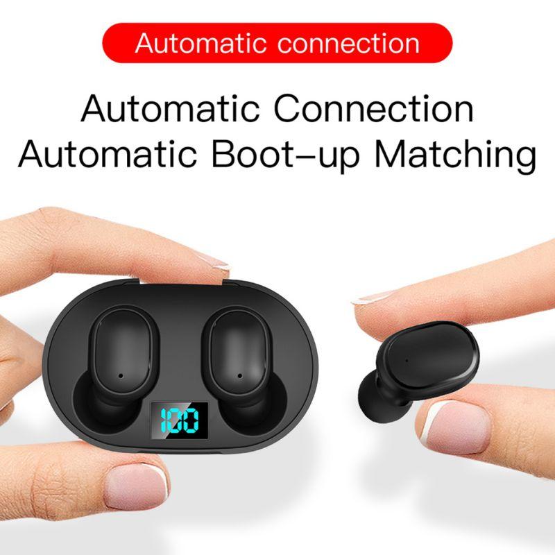 PJD TWS Bluetooth Không Dây Tai Nghe Nhét Tai Xiaomi Redmi Loại Bỏ Tiếng Ồn Tai Nghe Có Micro Tay Nghe Tai Nghe