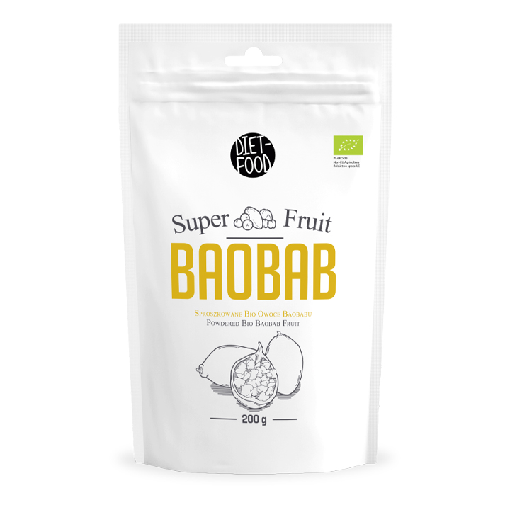 Bột Baobab hữu cơ 200g Diet Food Organic Baobab Powder