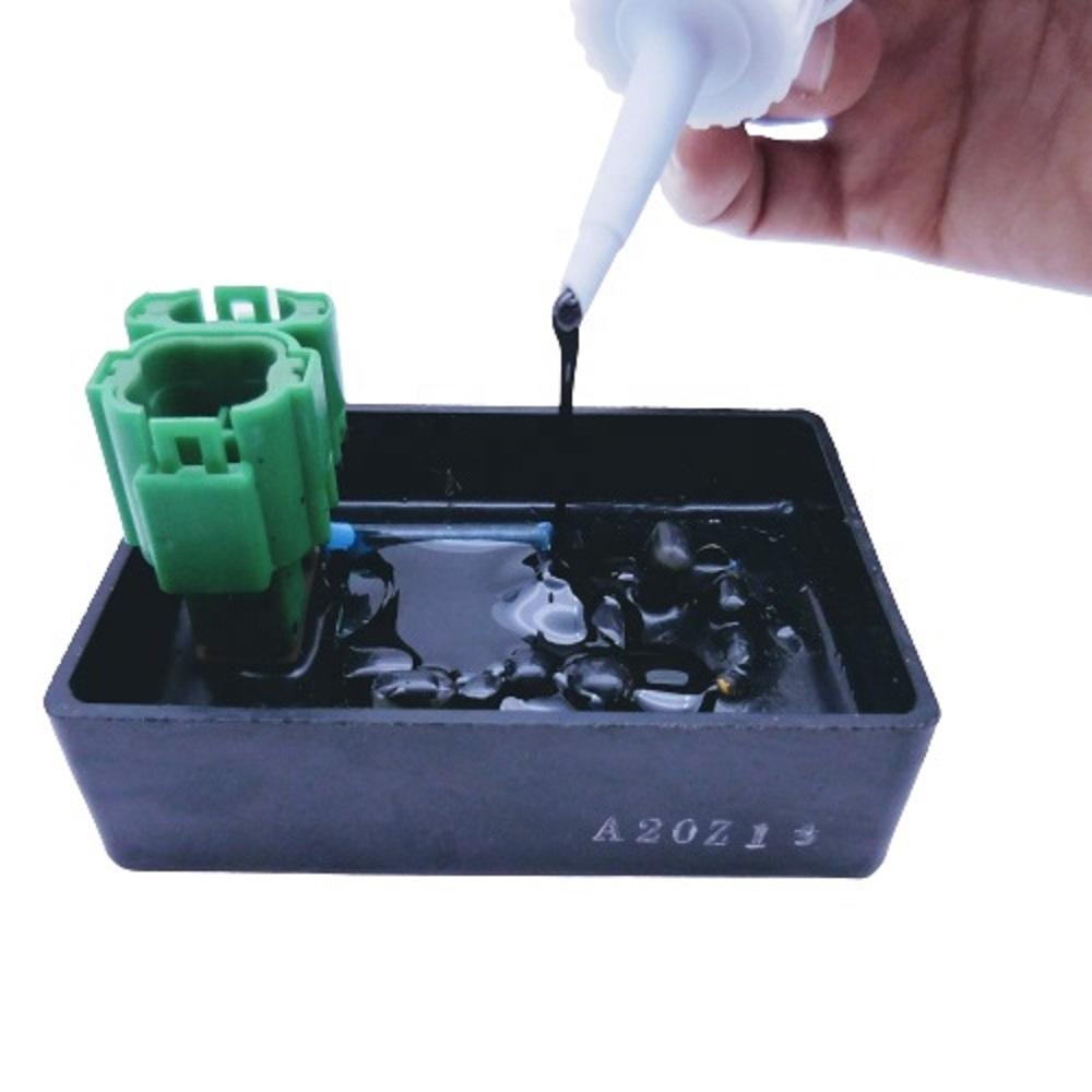 Keo epoxy đổ mạch 1KG - Keo AB đen - Long Vu Resin