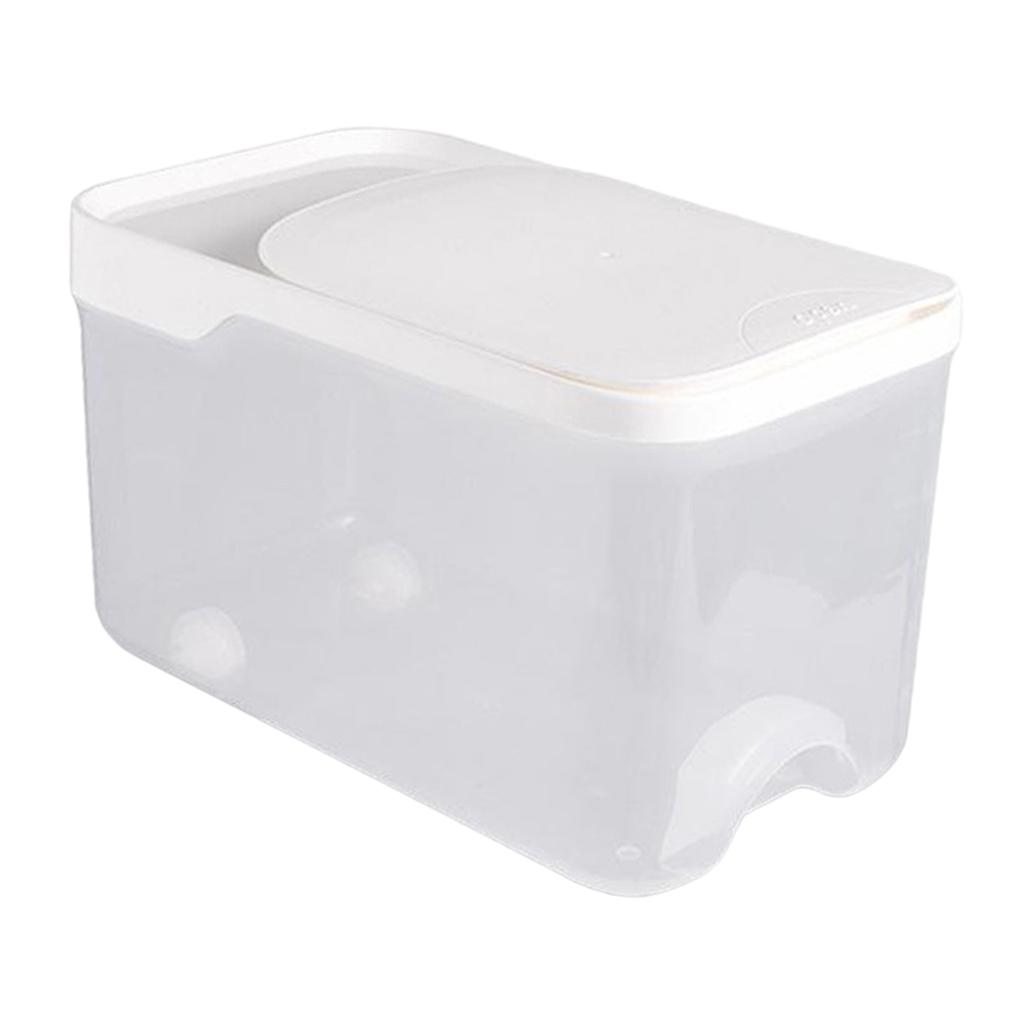 Rice Storage Container Dry Fruits Rice Holder Container Box Flip Lids