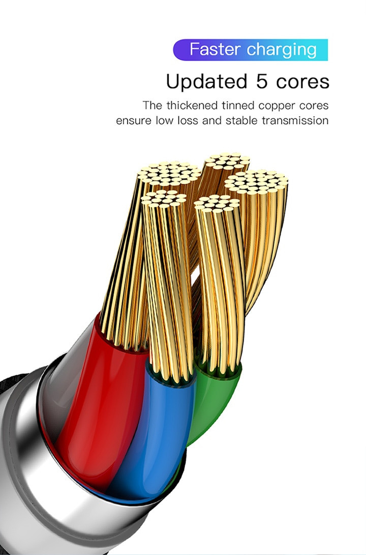 Cable sạc nhanh type C to Iphone 18W Baseus Cafule Data Cable Type C to IP 1m (CATKLF-G1) - Hàng chính hãng