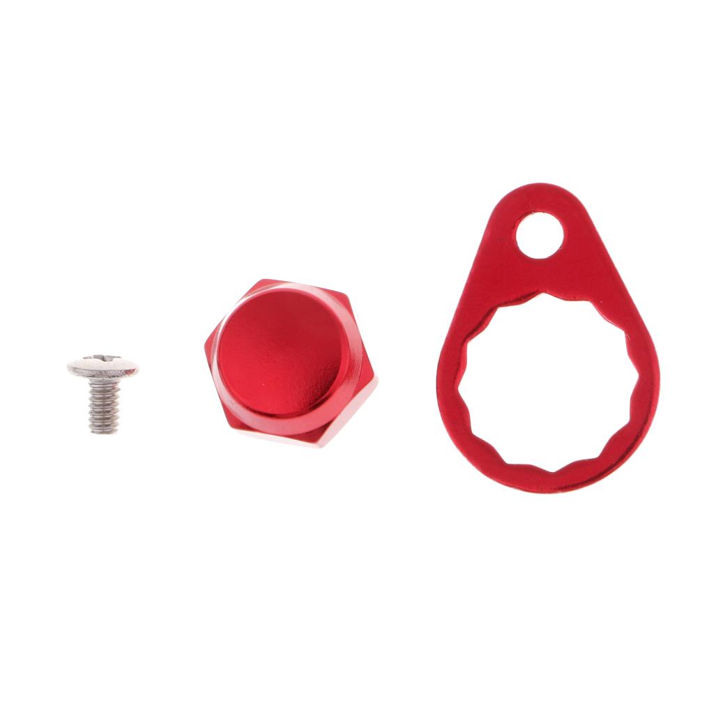 Fishing Reel Handle Repair Parts Baitcasting Reel Screw Red - Left Hand