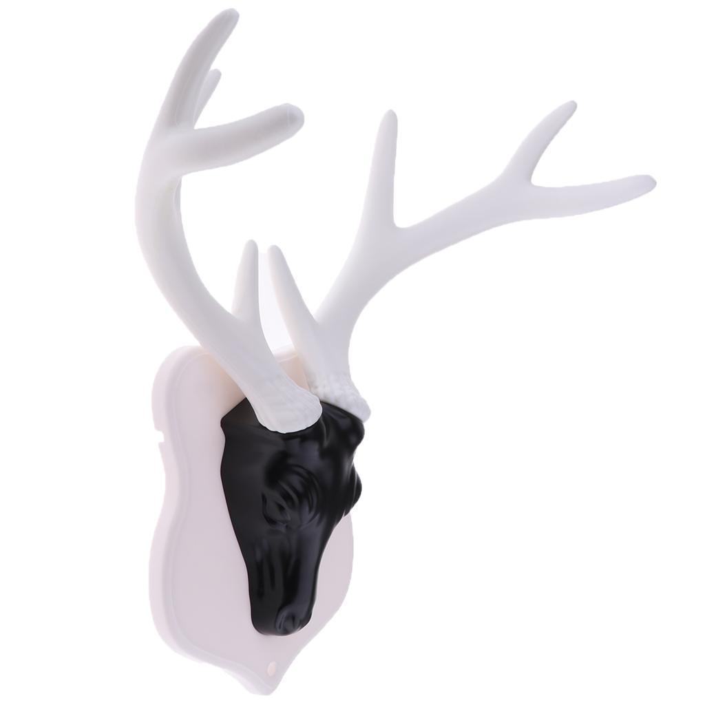 Animal Deer Head Hook Hanger Rack Wall Mount Home Decoration