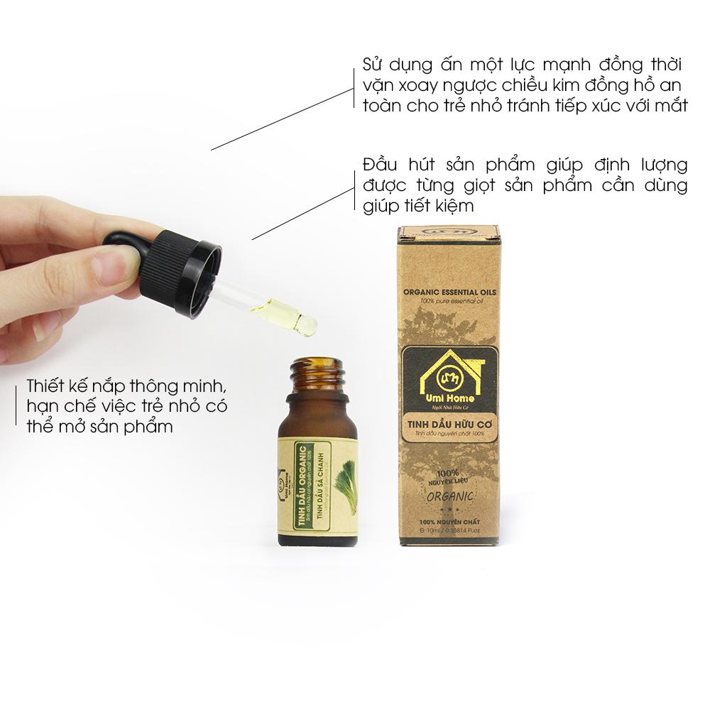 Tinh Dầu Sả Chanh Nguyên Chất UMIHOME | Lemongrass Essential Oil 100% Organic