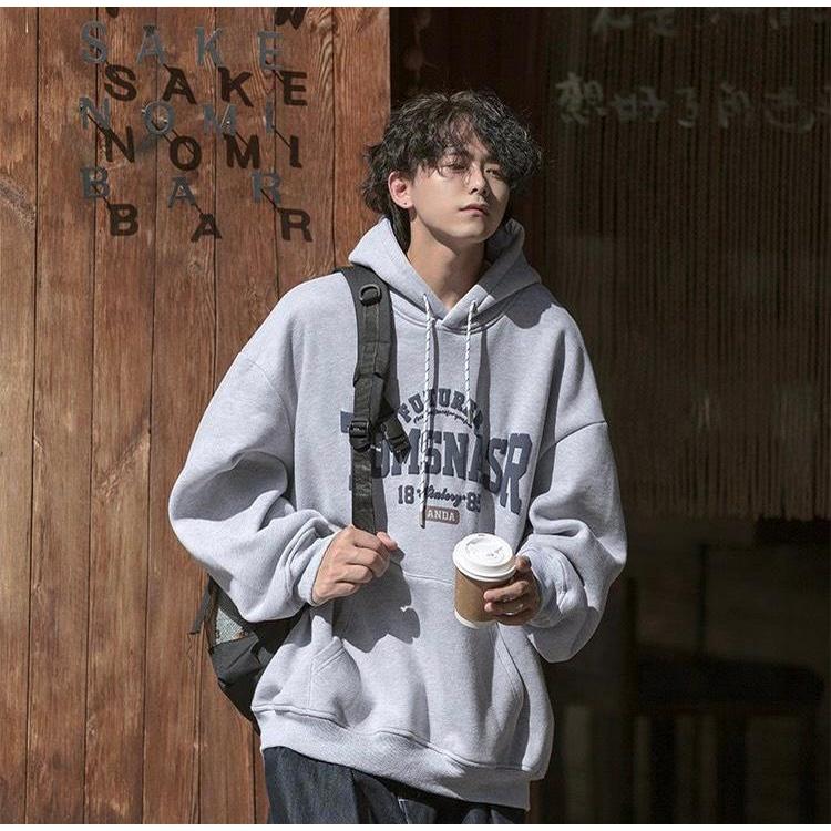 Áo khoác nỉ bông cotton dày mịn - hoodie form rộng unisex 1885 - 2N Unisex