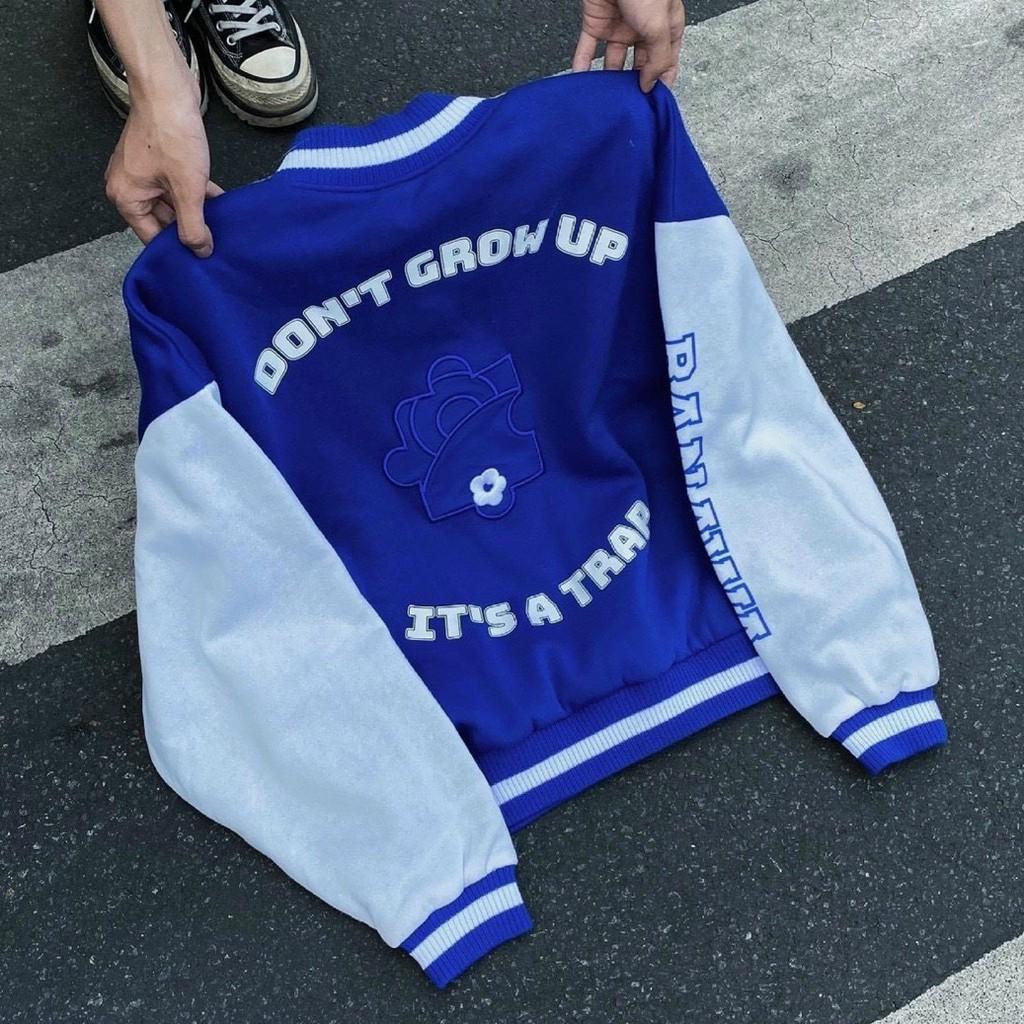 Áo Khoác Nỉ Bomber Nam Nữ Form Rộng Unisex Chất Nỉ Ngoại Dày Dặn Cực Hot
