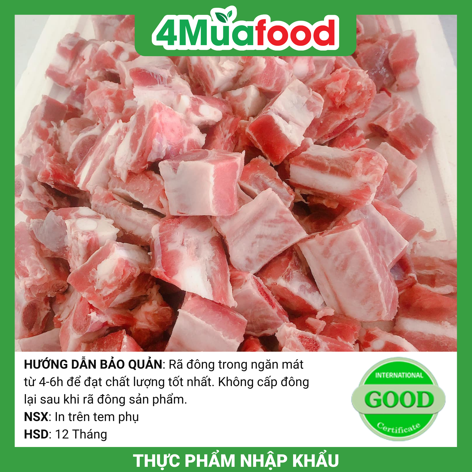 - Sườn heo cánh buồm -1kg