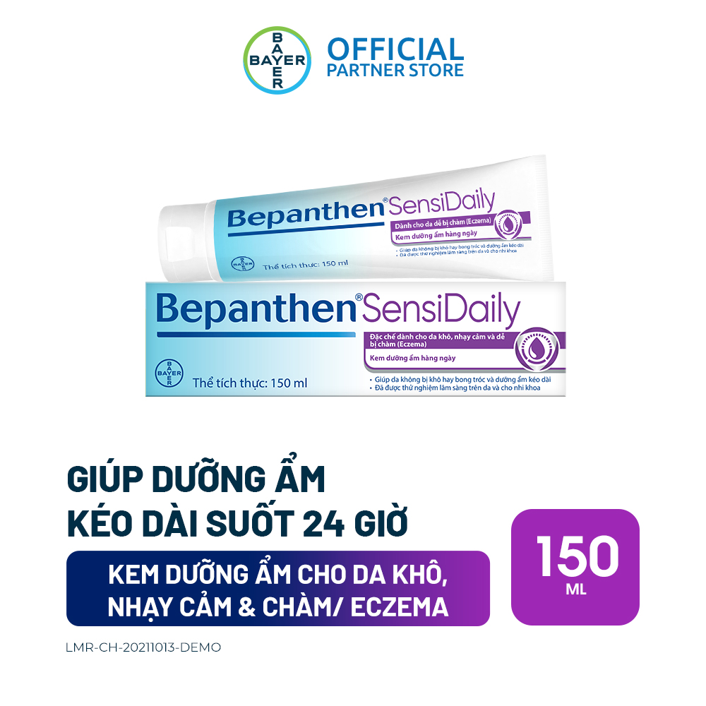 Kem Dưỡng Ẩm Hằng Ngày Bepanthen Sensidaily 150ML