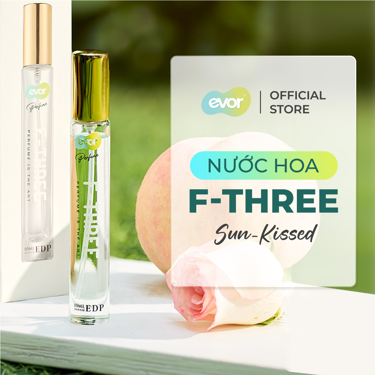 NỮ TÍNH THUẦN KHIẾT - Nước hoa nữ F-THREE SUN-KISSED 10ml
