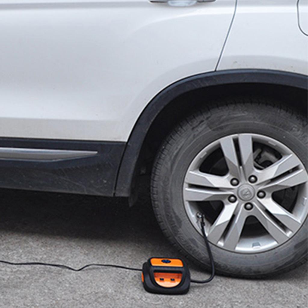 Air Compressor, Multi-Function Digital Display Portable Air Compressor Pump for Car, Bicycle, Ball, Air Mattress, Rubber Boat